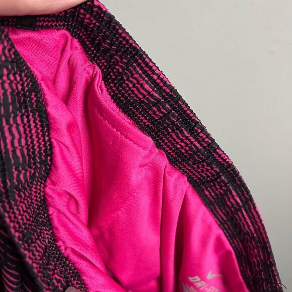 Nike Women's Dri Fit Pink and Black Running Shorts - Picture 10 of 14